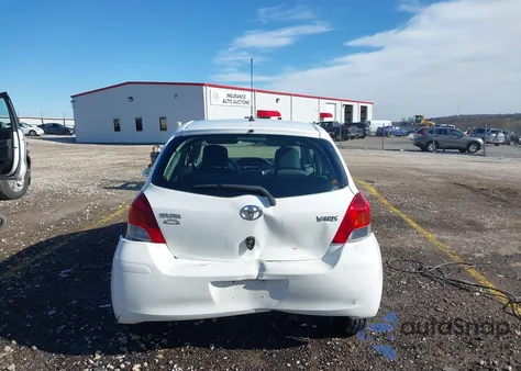 2011 Toyota Yaris z USA, uszkodzony, nr VIN JTDKT4K34B5337310